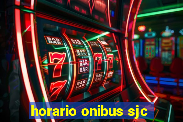 horario onibus sjc